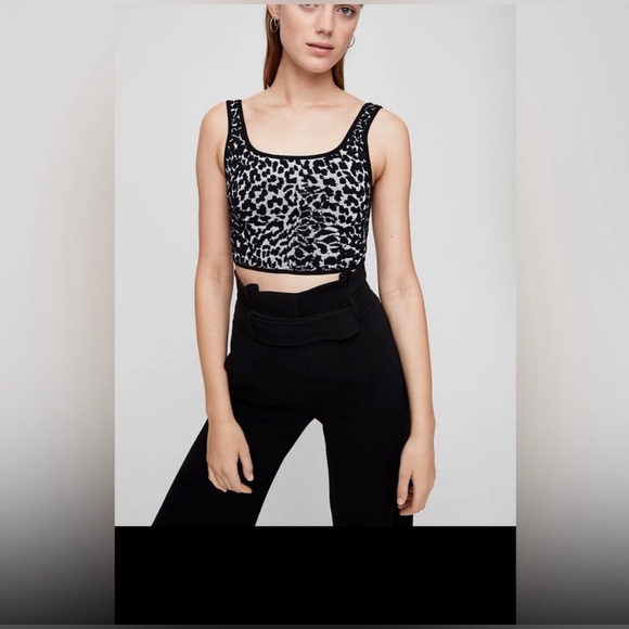 NWT - Aritzia Babaton Arjun Crop Sculpt
Knit Tank - Leopard XS - Picture 6 of 6